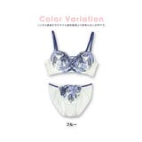 バストレースアップコード×フラワー刺繍ブラ＆ショーツセット ガーリーランジェリー… | Retica | 詳細画像6 