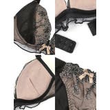 小花柄シアーフリル×ヌーディーブラ＆ショーツセット ガーリーランジェリー セクシー | Retica | 詳細画像7 