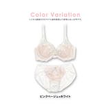 Retica フラワー刺繍チュール脇高ブラ＆ショーツセット 勝負下着 | Retica | 詳細画像6 