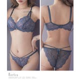 ストラッピー総レースブラ&ショーツセット 勝負下着 ガーリーランジェリー | Retica | 詳細画像9