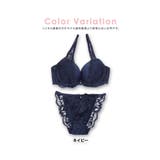 フラワーレースレイヤードカップブラ&ショーツセット セクシーランジェリー 勝負下着 | Retica | 詳細画像6