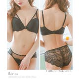 シアーレイヤードフルカップブラ&ショーツセット セクシーランジェリー 勝負下着 | Retica | 詳細画像5