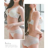 シアーレイヤードフルカップブラ&ショーツセット セクシーランジェリー 勝負下着 | Retica | 詳細画像3