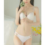 フロントホックシアーバックブラ&ショーツセット 勝負下着 セクシーランジェリー | Retica | 詳細画像4