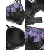 フラワー総レース×コードデザインブラ&ショーツセット セクシーランジェリー | Retica | 詳細画像10