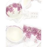 フラワー総レース×コードデザインブラ&ショーツセット セクシーランジェリー | Retica | 詳細画像5