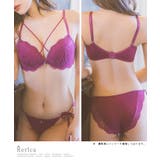 クロスコードフラワーレースブラ&ショーツセット セクシーランジェリー 勝負下着 | Retica | 詳細画像5