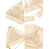 ノンパッド×ノンワイヤー総シースルーブラ＆ショーツセット 勝負下着 セクシーラン… | Retica | 詳細画像7 