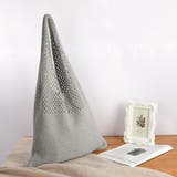 グレー | トートバッグ ショルダーバッグ クロシェ | M.Y.A.