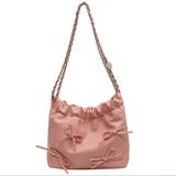 リボンデザイン ミニショルダーバッグ トートバッグ | M.Y.A. | 詳細画像20 