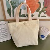 アイボリー | ミニトートバッグ ハンドバッグ コーデユロイ | M.Y.A.