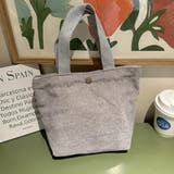 グレー | ミニトートバッグ ハンドバッグ コーデユロイ | M.Y.A.