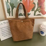 ブラウン | ミニトートバッグ ハンドバッグ コーデユロイ | M.Y.A.