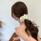 【3色セット】 シュシュ ヘアゴム ヘアバンド オーガンジー | M.Y.A. | 詳細画像4 