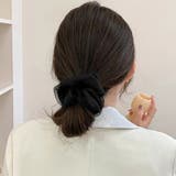 【3色セット】 シュシュ ヘアゴム ヘアバンド オーガンジー | M.Y.A. | 詳細画像6 