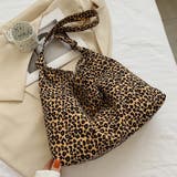 ブラウン | トートバッグ ショルダーバッグ ヒョウ柄 レオパード | M.Y.A.