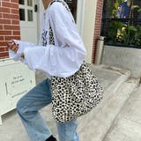 トートバッグ ショルダーバッグ ヒョウ柄 レオパード | M.Y.A. | 詳細画像2