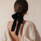シュシュ ヘアゴム ヘアバンド リボン ベルベット | M.Y.A. | 詳細画像5 
