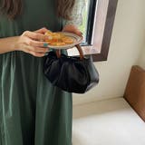 ウッドハンドルミニバッグ ショルダーバッグ ハンドバッグ 2way | M.Y.A. | 詳細画像4