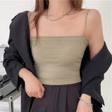 カップ付きキャミソール インナー ルームウェア フィットネス | M.Y.A. | 詳細画像3 