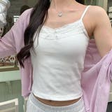 カップ付き キャミソール リブキャミソール | M.Y.A. | 詳細画像5 