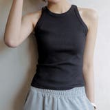 ブラック/レギュラー丈 | リブタンクトップ アメスリタンク アメリカンスリーブ | M.Y.A.