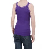 キャミソール レース リブ 薄手 下着 肌着 速乾 サラサラ | M.Y.A. | 詳細画像8