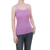 ライトパープル | キャミソール レース リブ 薄手 下着 肌着 速乾 サラサラ | M.Y.A.