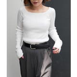 RIB KNIT TOP | My shawty | 詳細画像8 