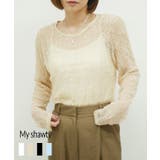 LACE GATHER TOP | My shawty | 詳細画像1