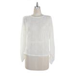 アイボリー | LACE GATHER TOP | My shawty