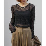 LACE GATHER TOP | My shawty | 詳細画像4