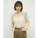 LACE GATHER TOP | My shawty | 詳細画像12