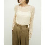 LACE GATHER TOP | My shawty | 詳細画像13