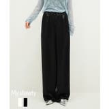 SATIN EASY WIDE PANTS | My shawty | 詳細画像1 