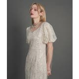 ライトベージュ | KIRARI PUFF SLEEVE DRESS | My shawty