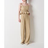 イエロー | PLEATS CAMI SET UP | My shawty