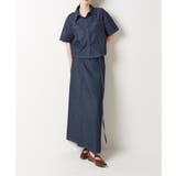 ネイビー | DENIM SKIRT SET UP | My shawty