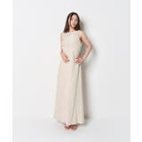 アイボリー | LINEN LIKE GATHER ONEPIECE | My shawty
