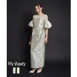 JACQUARD OFF SHOLDER DRESS | My shawty | 詳細画像1