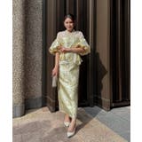 JACQUARD OFF SHOLDER DRESS | My shawty | 詳細画像9
