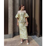 JACQUARD OFF SHOLDER DRESS | My shawty | 詳細画像11