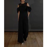 ブラック | 2WAY FRINGE LACE PANTS DRESS | My shawty