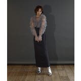 チャコールグレー×グレー | 2WAY TULE BOLERO DRESS | My shawty