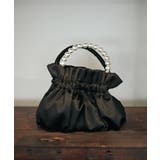 ブラック | 3WAY SATIN PEARL BAG | My shawty