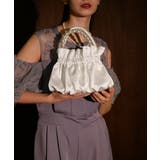 ホワイト | 3WAY SATIN PEARL BAG | My shawty