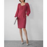 フューシャピンク | BALLOON SLEEVE COLOR DRESS | My shawty