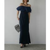 ネイビー | BELL SLEEVE DRESS | My shawty