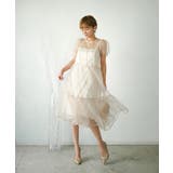 ライトベージュ | BRENDA ORGANDY MIDI DRESS | My shawty