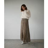 ベージュ | CHIFFON LEOPARD LONG SKIRT | My shawty